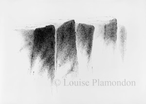 Grand dessin 2, encre sur papier 130 X 210 cm