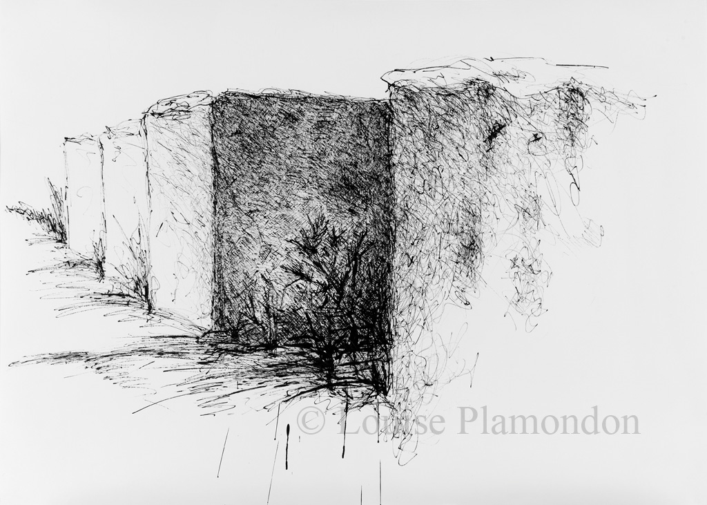 Encre sur papier, 90 x 130 cm